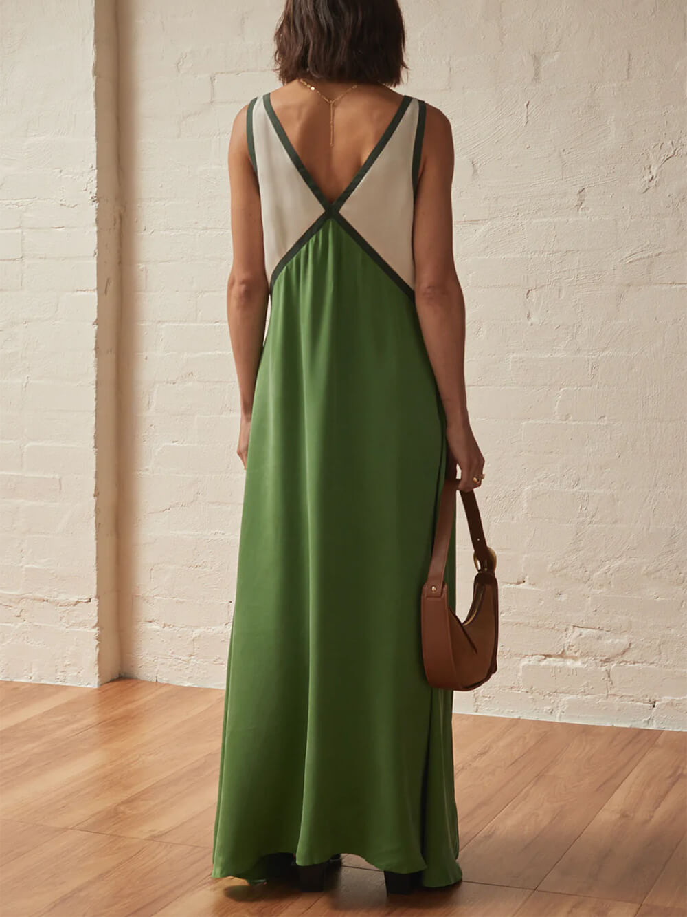 FLORENCE | V-hals Maxi Jurk